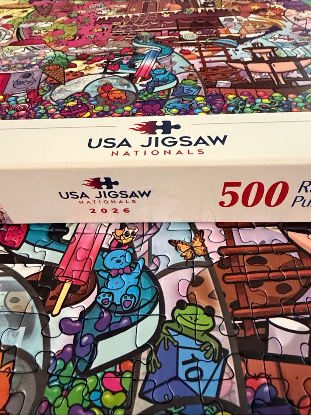 3 ravensburger 500ct puzzles